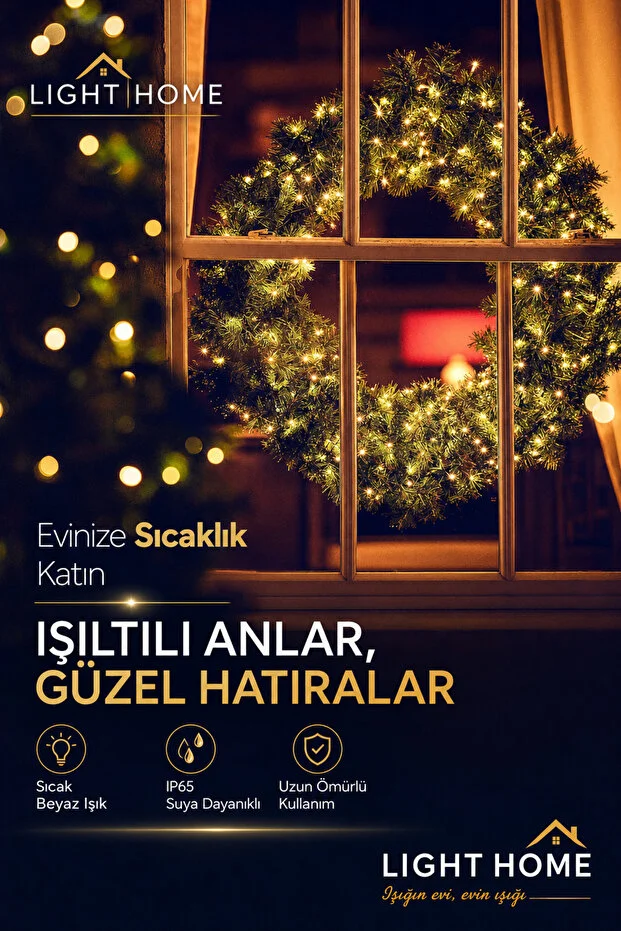 2 Adet 100 LED 12 Metre Kablolu Güneş Enerjili Peri LED Işık Seti | Toplam 200 LED 24 Metre | 8 Mod | IP65 Dış 2 Adet 100 LED 12 Metre Kablolu Güneş Enerjili Peri LED Işık Seti | Toplam 200 LED 24 Metre | 8 Mod | IP65 Dış